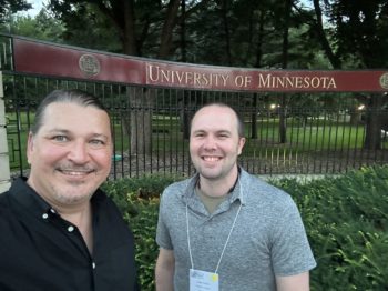 Dr. Mark Sarvary & Dr. Joseph Ruesch, education postdoc at the University of Minnesota.